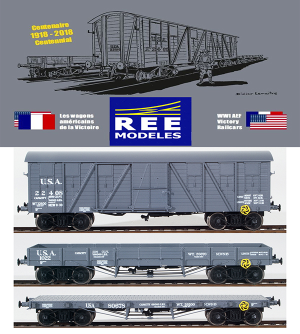 REE Modeles WB-541 - 100 Year WWI U.S. Army Transportation Corp Anniversary Set
